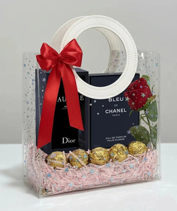 Sauvage & Bleu de Chanel Gift Hamper – 2 x 100ml Men’s Perfume with Chocolates